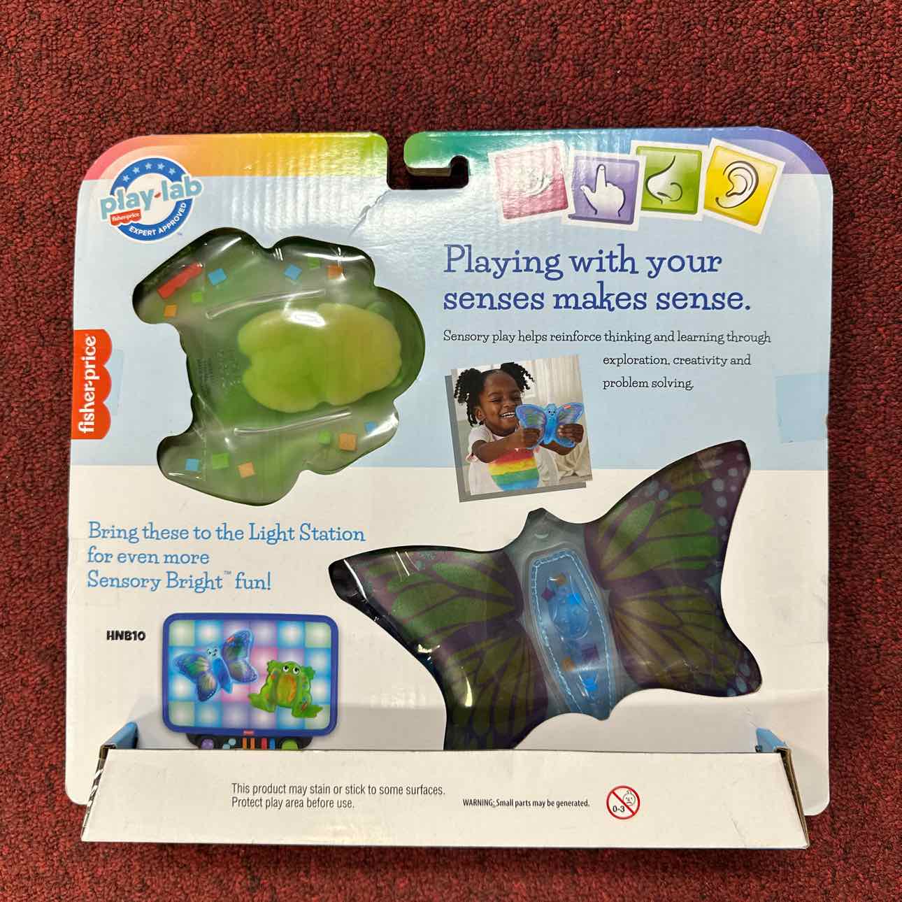 NEW Fisher Price Butterfly & Frog Squeeze n Sniffs Toys