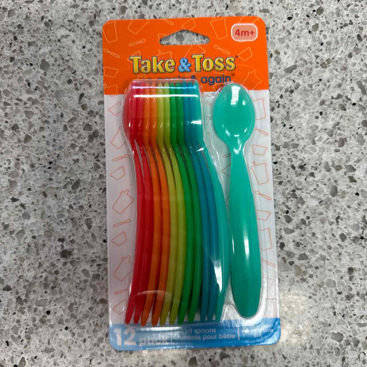 NEW The First Years Take Toss 12 pc Infant Spoons Feeding