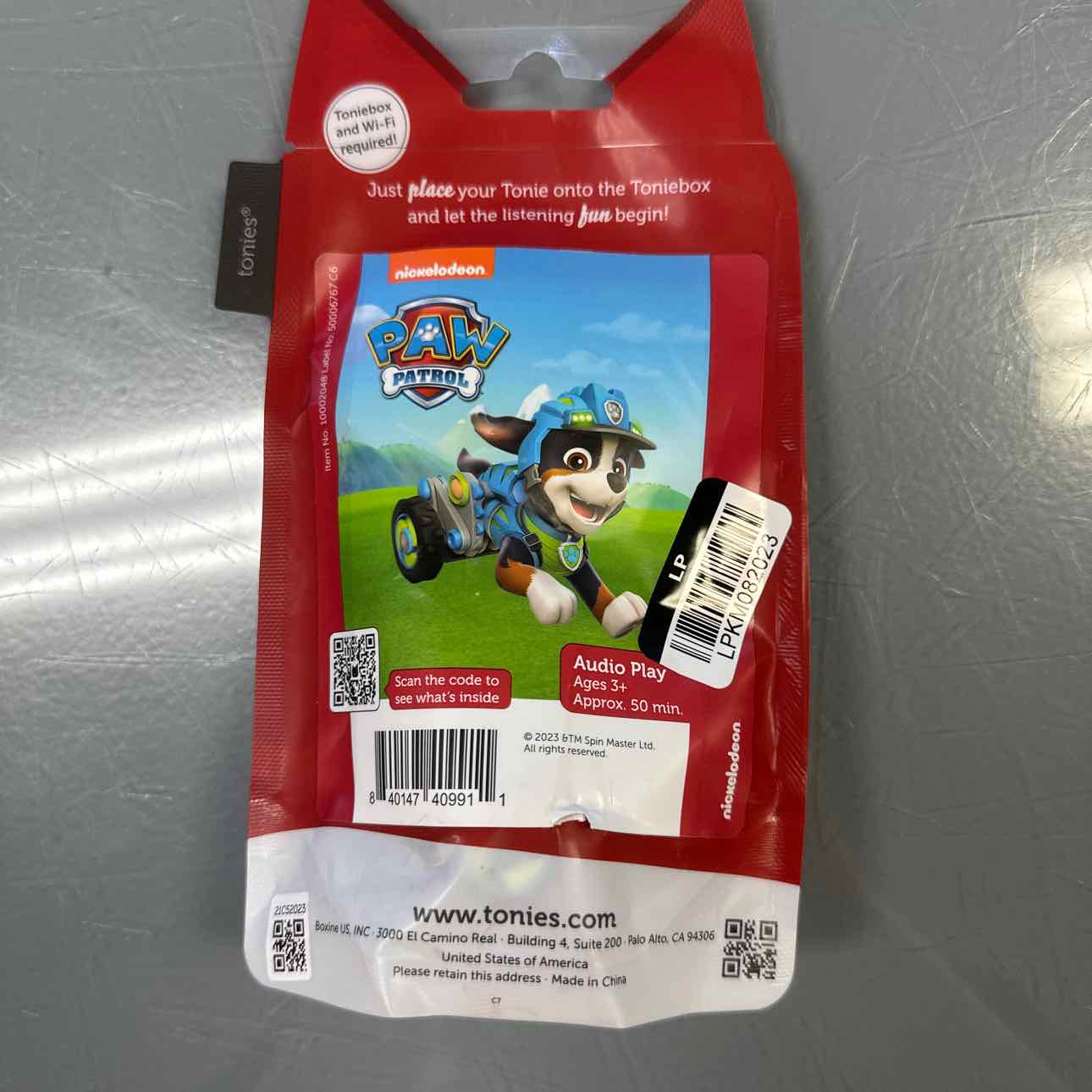NEW Tonies Paw Patrol Toys