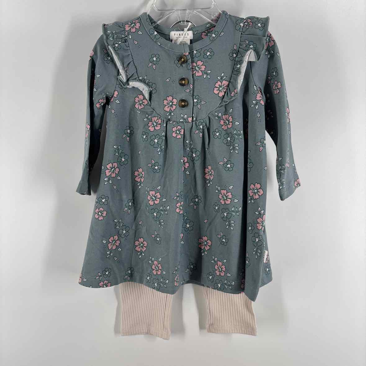 6 Months NEW Firsts by Petit Lem 2pc Outfit