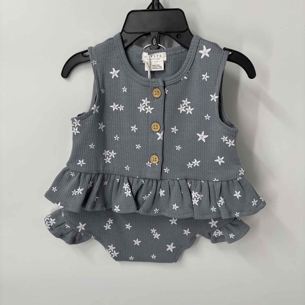 3/6 months NEW Firsts by Petit Lem 2pc Outfit