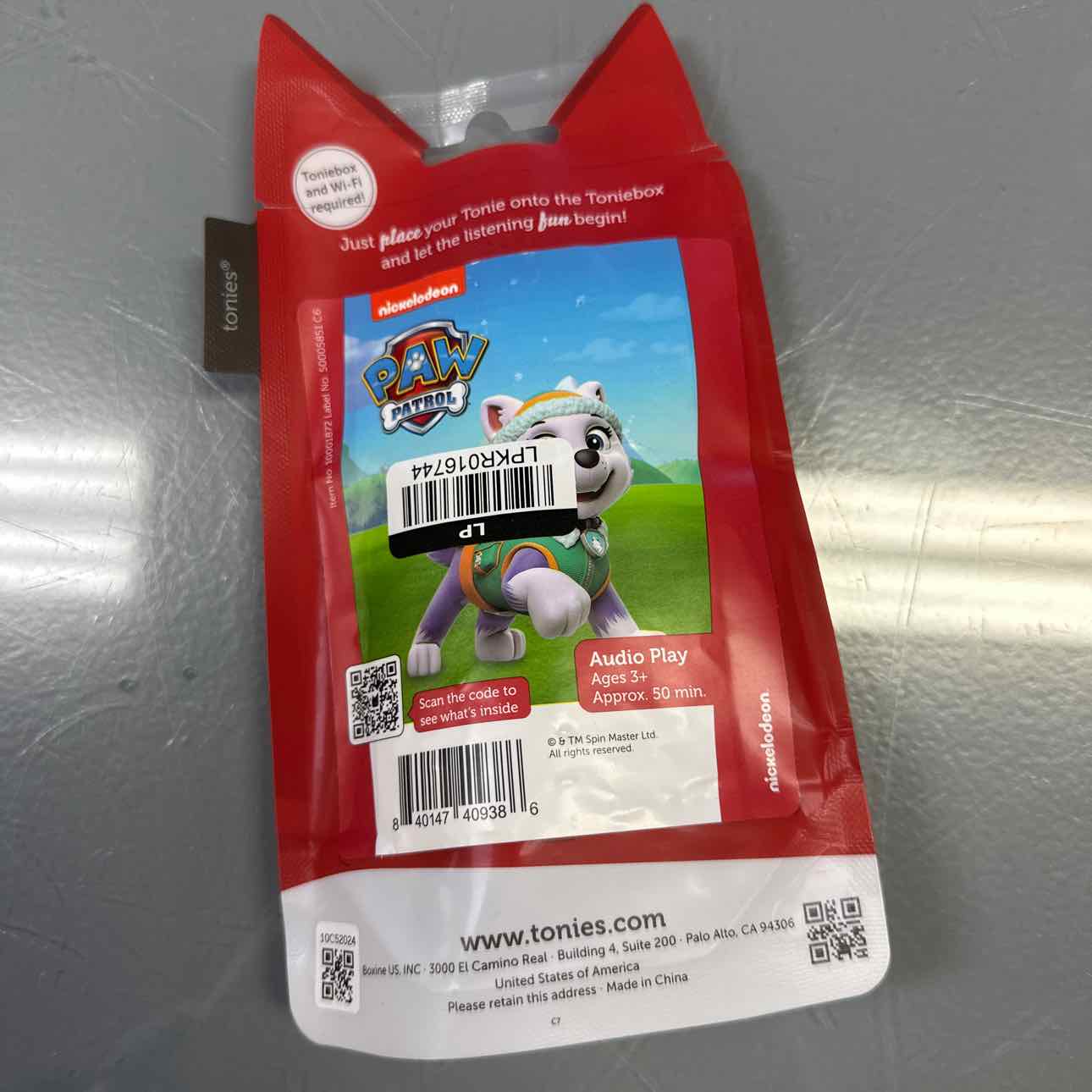 NEW Tonies Paw Patrol Toys
