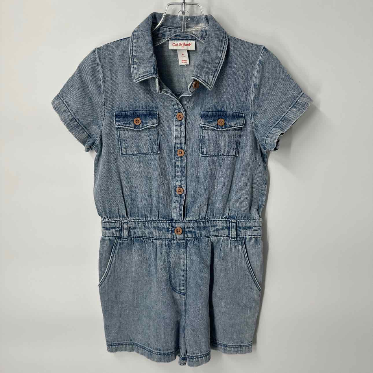 4T Cat Jack Romper