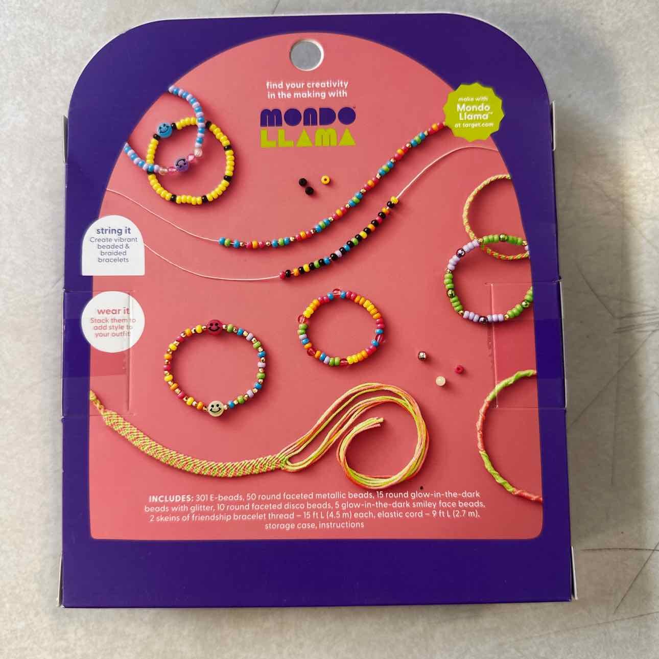 NEW Mondo Llama Create Your Own Jewelry Kit Crafts