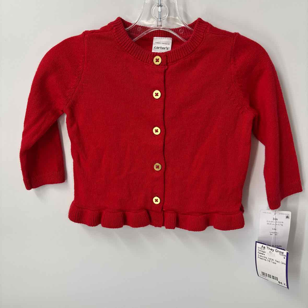 3 Months NEW Carters Cardigan