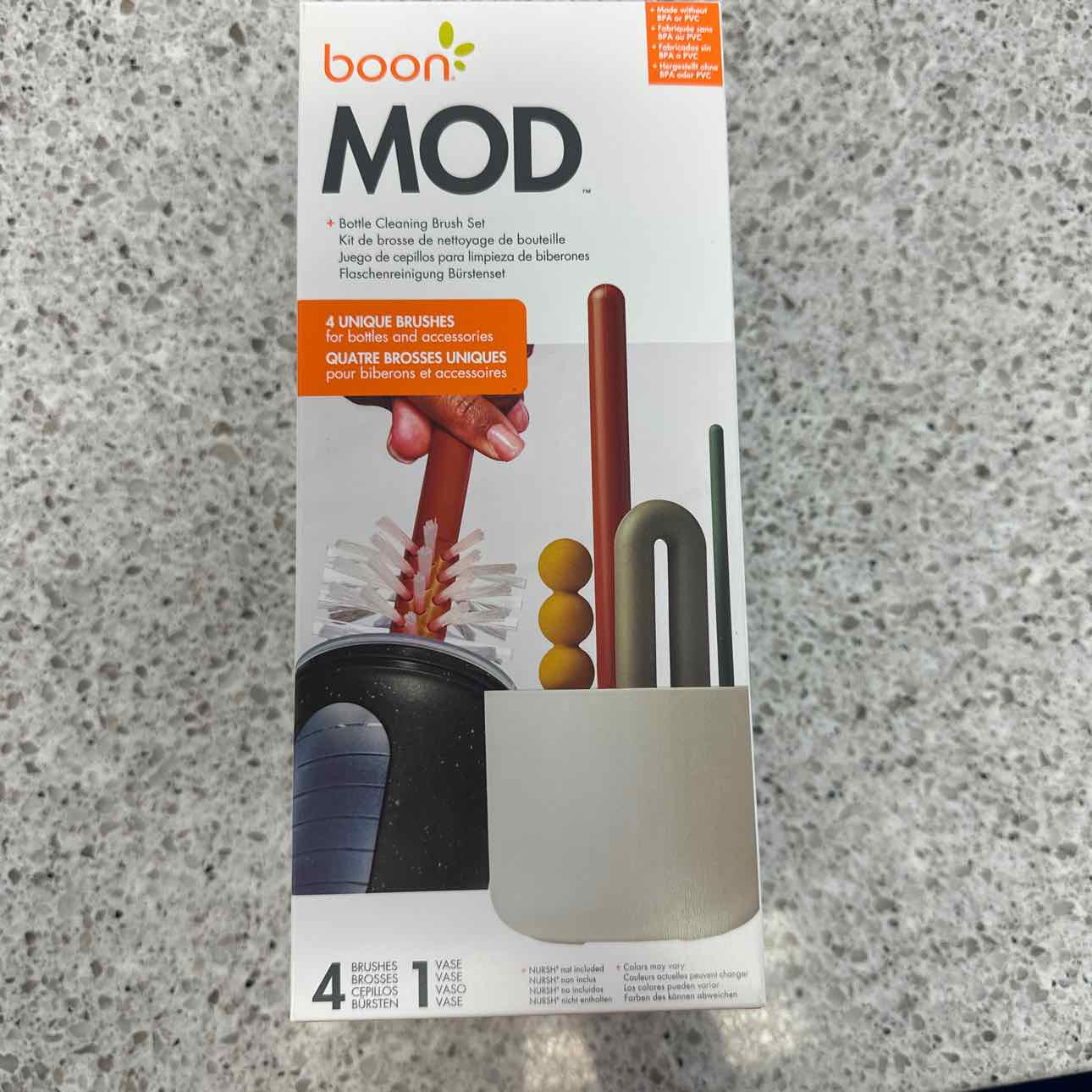 NEW Boon Mod Bottle Brush Set Feeding