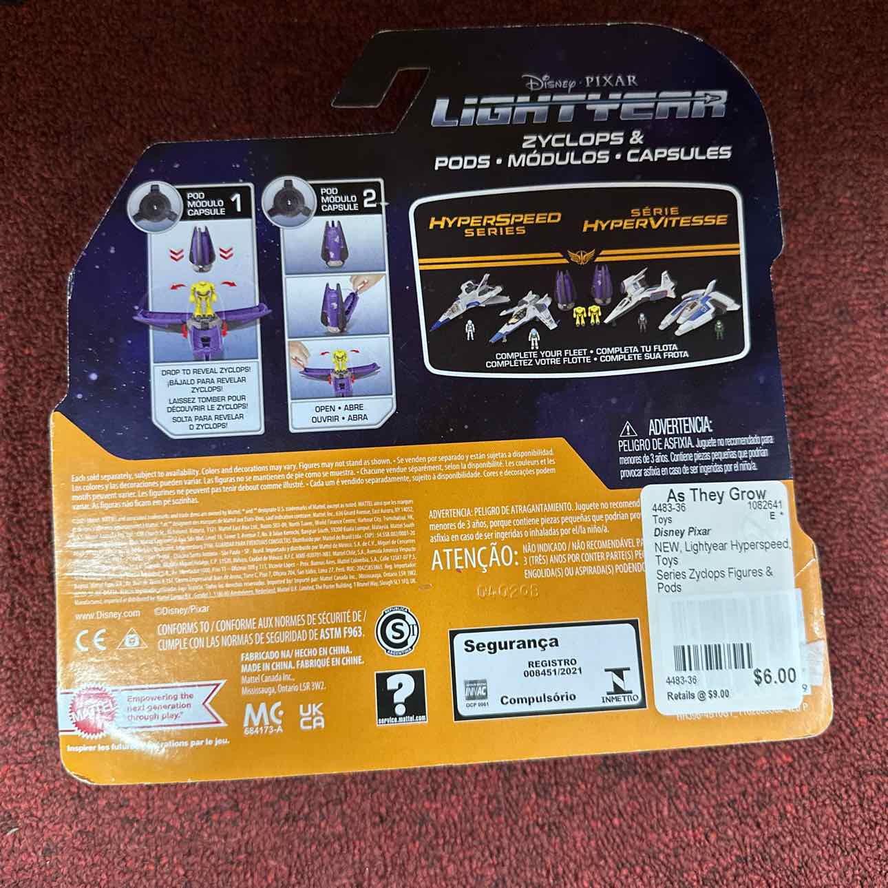 NEW Disney Pixar Lightyear Hyperspeed Toys