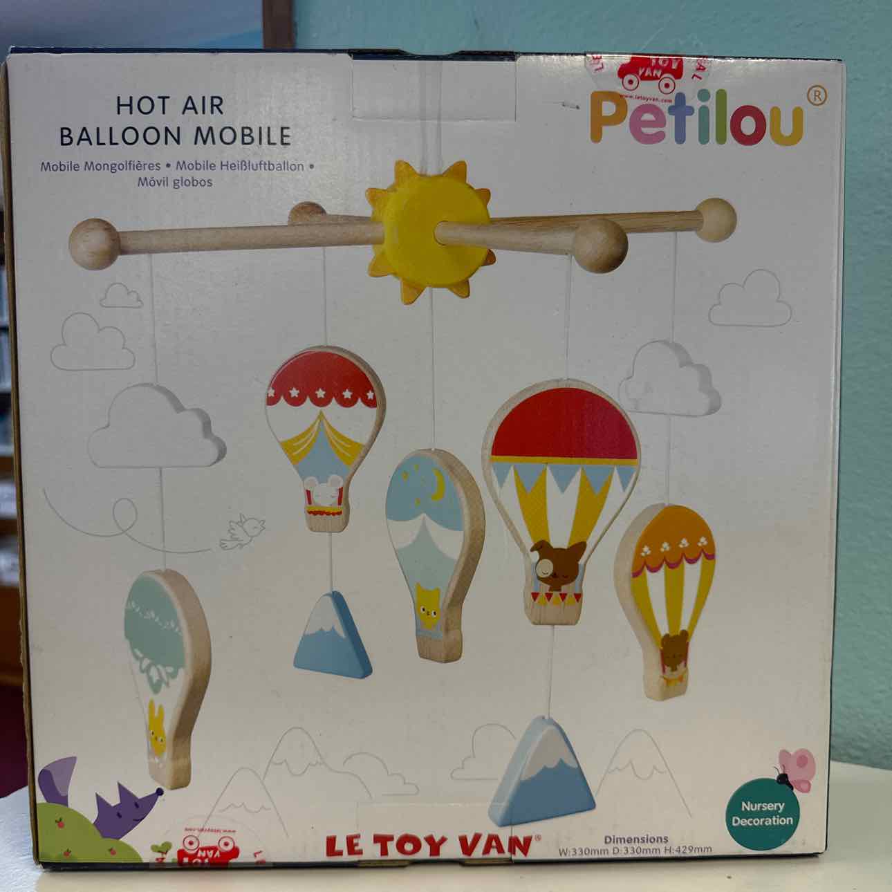 NEW Hot Air Balloon Mobile Petilou Misc Items