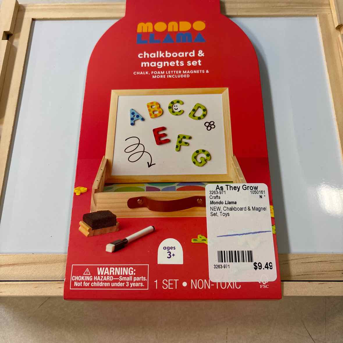 NEW Mondo Llama Chalkboard & Magnets Set Crafts