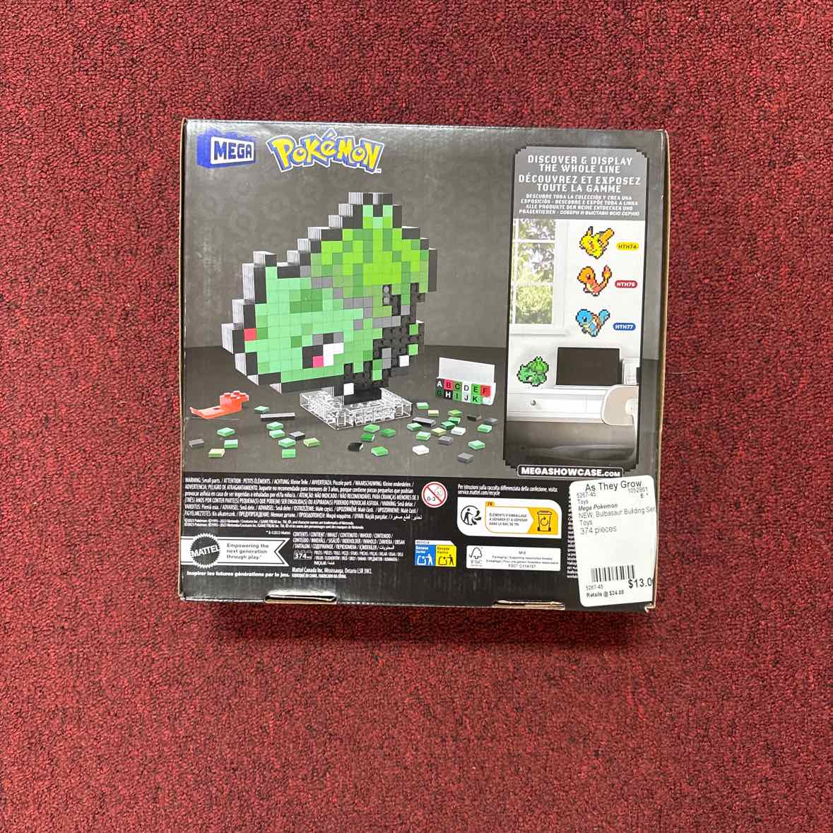 NEW Mega Pokemon Bulbasaur Building Set Toys