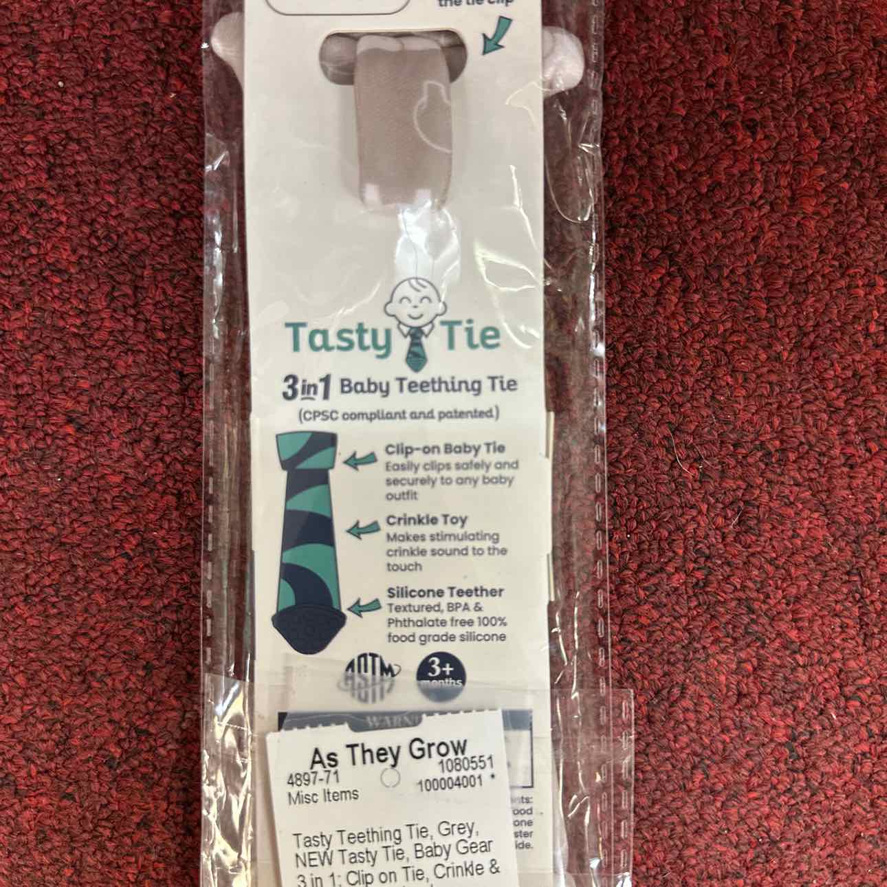 Tasty Teething Tie NEW Tasty Tie Misc Items