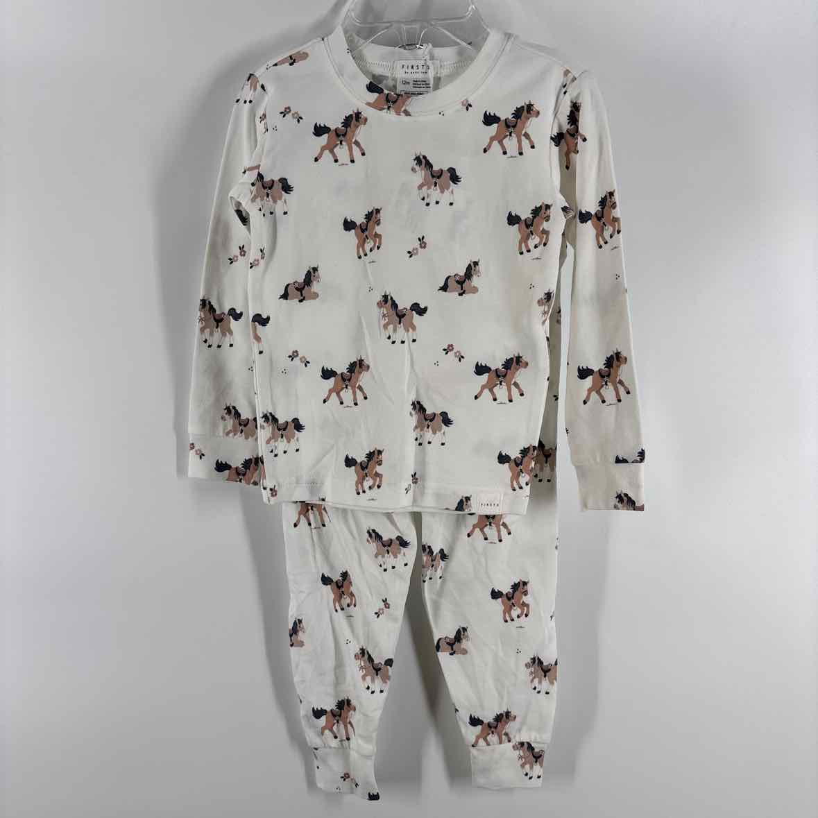 12 Months NEW Firsts by Petit Lem Pajamas