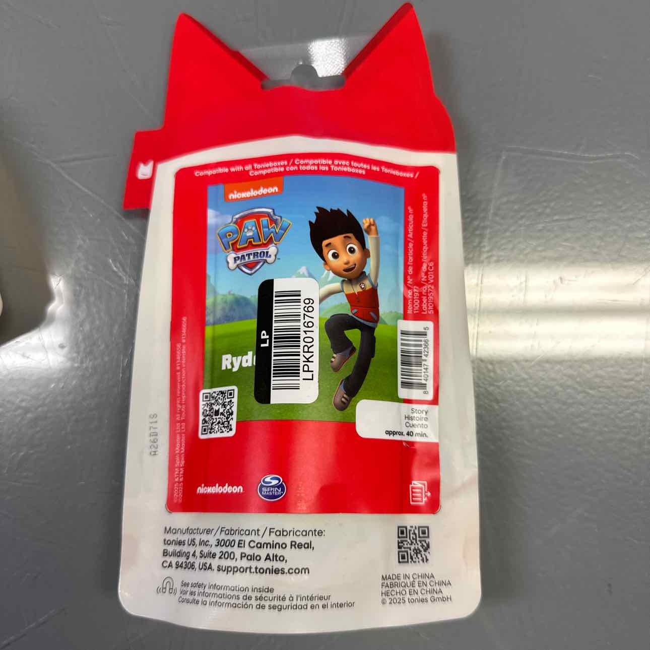 NEW Tonies Paw Patrol Toys